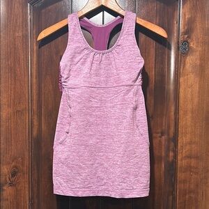 Lululemon Athletica Heathered Purple Tank Top